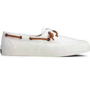 Scarpe Sperry Crest Boat Smocked Hemp - Sneakers Donna Bianche, Italia IT 849A
